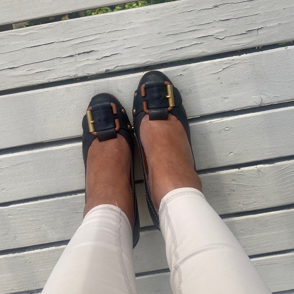 Authentic Chloe paddington wedge heels
